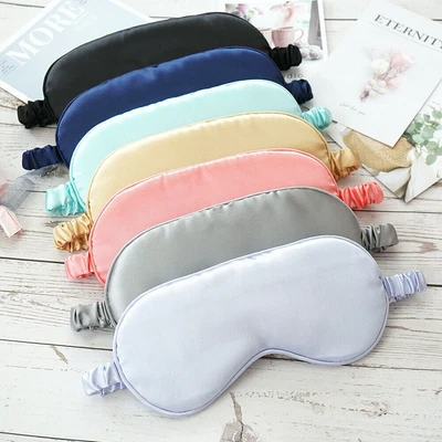 $4.66 • Buy 100% Pure Mulberry Silk Sleeping Sleep Eye Mask Blindfold Lights Out Travel