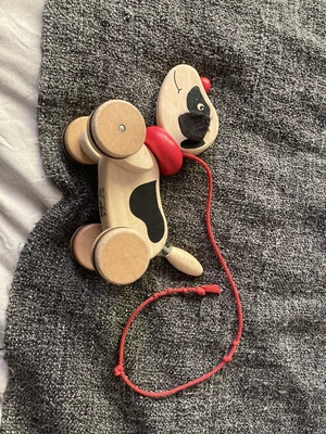 £7.50 • Buy Pintoy Pull Along Puppy Dog By John Crane Ltd/Wood Wooden Toy