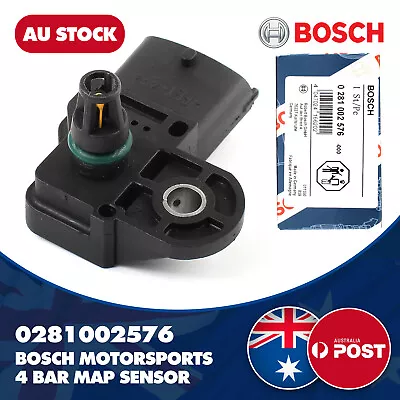 Bosch 0281002576 Motorsports 4 Bar Map Sensor For Turbo Custom Boost Original Au • $57.94