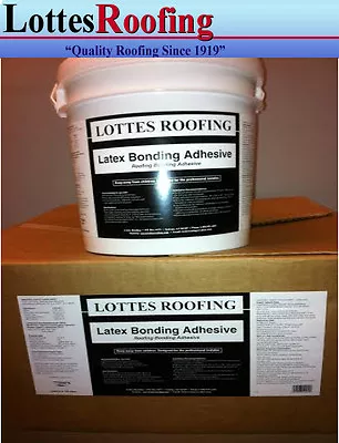 1 -  4  Gal Latex EPDM AND TPO RUBBER ROOFING GLUE Bonding Adhesive  • $174.50