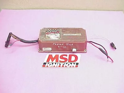 MSD 6ALN Multiple Spark Discharge Ignition Box #6430 With 8300 Chip NASCAR NHRA • $125