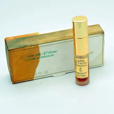 Vintage F. Millot Crepe De Chine 1/4oz Perfume Parfum Spray 1960's • $49.99