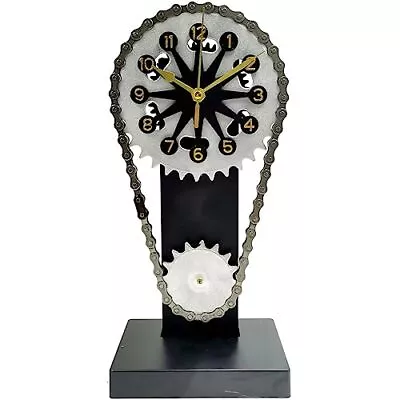 Vintage Rotating Gear Clock Steampunk Clock With Moving Gears Personalized ... • $27.91