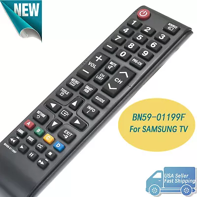 $4.39 • Buy Remote Control BN59-01199F Replace For Samsung  Smart TV UN40J6200AF UN50J620DAF