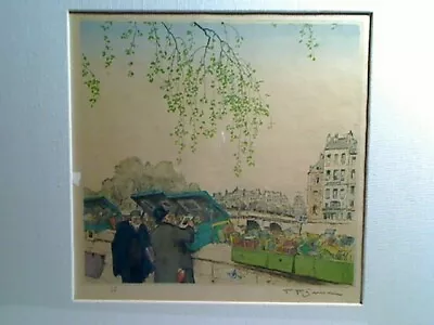 TAVIK FRANTIŠEK ŠIMONBook Sellers On Seine Paris  Bouquinistes In Spring   • $925