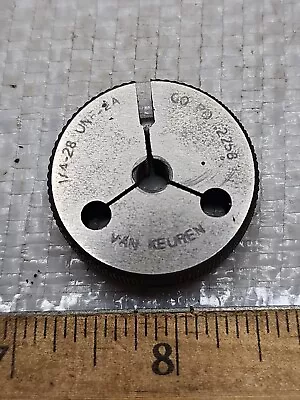 VAN KEUREN 1/4-28 UNF-2A Thread Ring Gage GO .2258 • $29