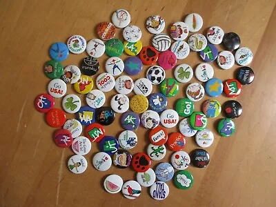 American Girl Lot Of 77 MINI GRIN Pinback PINS Buttons • $15