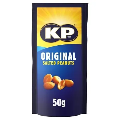 Kp Nuts Salted Peanuts 80 X 50g Packs Past BBE/01/24 BBE • £25