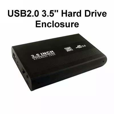 $29.95 • Buy 3.5 Inch HDD External Case USB 2.0 To SATA External 3.5 Hard Drive Enclosure AU