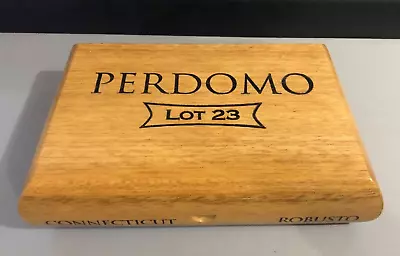 Vintage Wooden Cigar Box - Perdomo - Collectible • $25