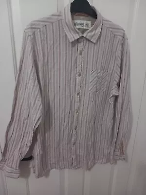 Mantaray Cotton Patterned Shirt Size Medium New Without Tags • £9.99