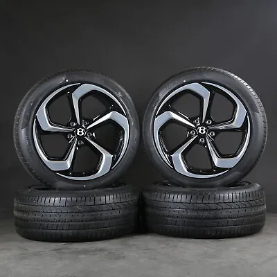 22 Inch Original Summer Wheels Bentley Bentayga 4V1 36A601025CA Summer Tires • $15406.39