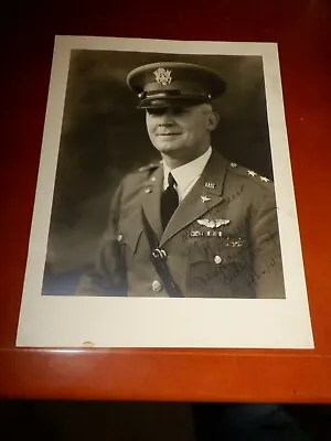 8.5x11.5  Sepia Gloss 1941 Signed Henry Harley H. H. Hap Arnold As Major General • $1128.95