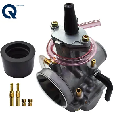 21mm Carburetor Pwk 21 Flat Slide Kit For OkO Universal 2/4 Stroke 80cc 100cc • $28.92