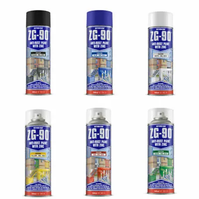 Action Can ZG-90 Anti Rust Cold Zinc Galvanising Colour Spray Paint  500ml • £12.49