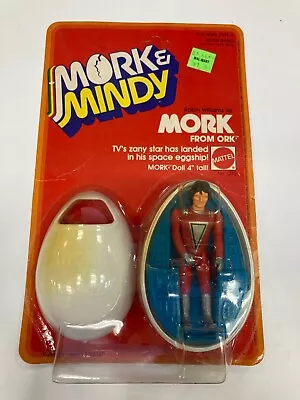 1980 Vintage Mattel MORK AND MINDY EGGSHIP Figure SEALED Robin Williams-store • $177.96