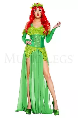 Music Legs Poisonous Villain Woman's Costume Ivy Comic Halloween Green 70768 • $106.19
