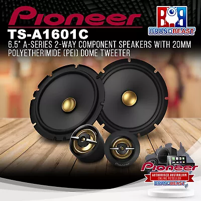 Pioneer TS-A1601C 6.5” A-Series 2-Way Component Speakers • $159.48