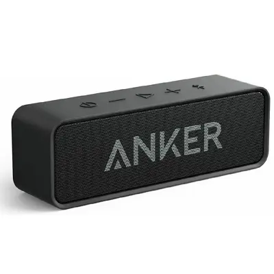 Anker Soundcore Bluetooth Speaker Loud Stereo Sound 24H Play 66ft Range Black • £29.99