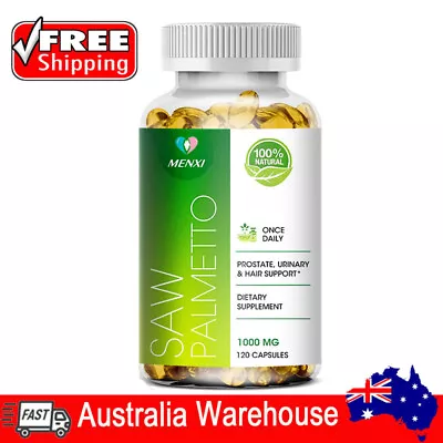 For Male 1000mg Saw Palmetto Capsules Prostate Supplement Urinary Support • $22.30