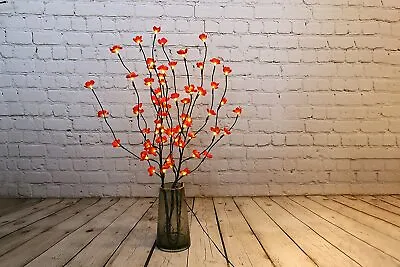 £19.99 • Buy Cherry Blossom Red Twig Branch Light, Warm LED Lights With Plug-in Power