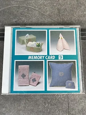 Janome Sewing Machine Embroidery Emblem Monogram Series Memory Card 9 12 Design • $13.49