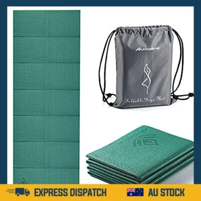 $34.99 • Buy Yoga Mat Non Slip Foldable Portable 61CM X 173CM X 5MM Gym Mat Fitness AU