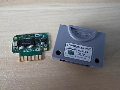 Nintendo 64 N64 Controller Pak FRAM Mod Memory Card - Permanent Saves No Battery • $22