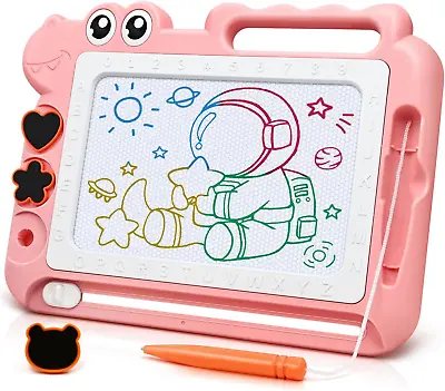 Magnetic Drawing Board Toddler Toys Gift For 2 3 Year Old Girls Boys Sketch Wri • $16.96