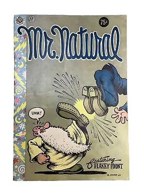 Vintage 1970 MR. NATURAL #1 Comic Book R. Crumb Apex Novelties Underground Comic • $42.95