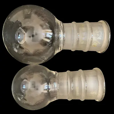 2 Vintage Ubranded Boiling Flasks / Bulb Chemistry Lab Glassware • $30.57