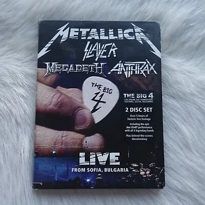 METALLICA Dvd SLAYER Dvd MEGADETH Dvd ANTHRAX Dvd LIVE Sonisphere Festival Music • $33.45