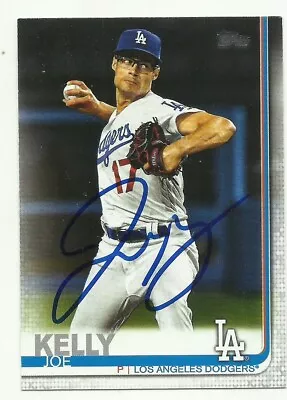 Joe Kelly Autographed Los Angeles Dodgers Card Chicago White Sox • £7.23