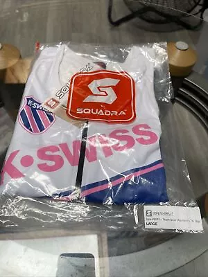 Squadra 8201 Team Gear Tri Top Womens Large Pink Cycling Women 15x23 K-Swiss • $18.50