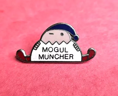 Mogul Muncher Lapel Pin Hat Pin Skiing Ski Mountain Vintage • $4.38