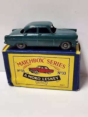 Matchbox Lesney No 33 Ford Zodiac Sedan With Box • $69.99