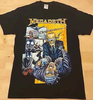 Megadeth Bloodstock Euro Tour T Shirt Comic Strip / Surgeon Murder - MEDIUM/ NOS • £19.99