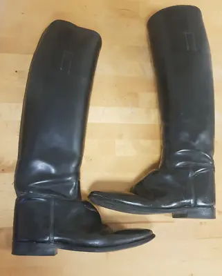 £40 • Buy Hawkins Riding Boots Vintage Leather Black + Trees Size 7 Ms20810 17949 Uk Made