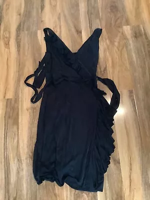 Coast Size 12 Waist Tied Black Dress  • £3.25