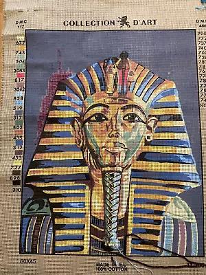 Collection D’Art. Tapestry Needlepoint Kit. Tutankhamun. • £18