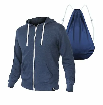 NWT QUIKFLIP 2-in-1 Reversible Backpack Hoodie Color Navy Size S • $24.99
