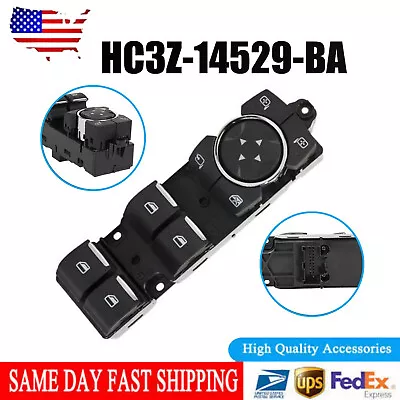 Left Driver Master Window Switch Power For 2017 Ford F-250 F-350 Super Duty • $40.69