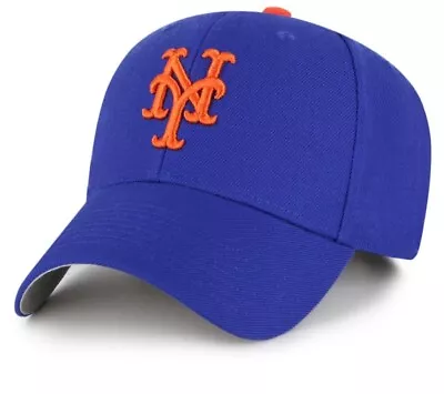 New York Mets Blue Hat Mvp Authentic Mlb Baseball Team Adjustable New Cap • $21.99