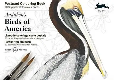 $21.19 • Buy Audubon's Birds Of America: Postcard Colouring Book By Pepin Van Roojen (English