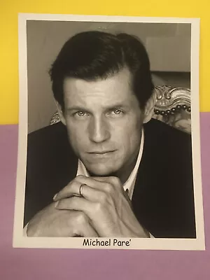 Michael Pare #2  Original  Talent Agency Headshot Photo With Credits • $12