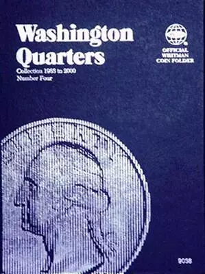 Washington Quarters Coin Folder 1988 1998 Whitman Mini Album 9038 Vol 4 New  • $9.97