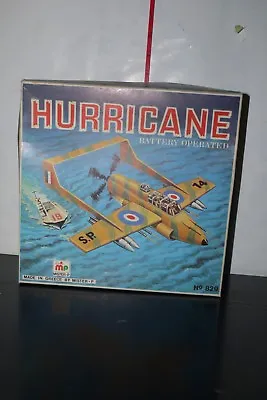 Vintage 70's Mister P Greek Hurricane Battery Operated Toy Plane Mib Working B • $71.99