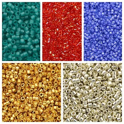 7g MIYUKI DELICA 11/0 Japanese Glass Cylinder Seed Beads NEW COLOURS • £3.87