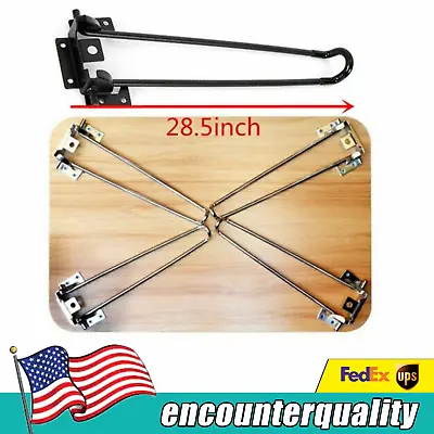 28  Height Black Foldable Hairpin Table Legs (Set Of 4) Folding Table Legs 3/8  • $26.60