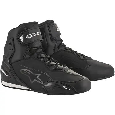 Alpinestars Faster 3 Motorcycle Shoe Black/Black Size 12 • $110.47